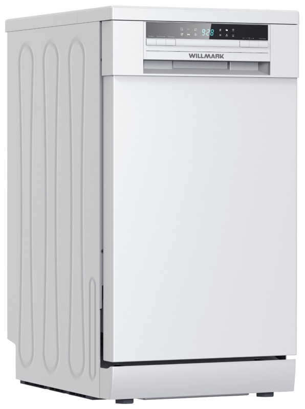 Посудомоечная машина WILLMARK DW-W40961W белый, 6 программ, 1850Вт, 704Вт/ч, А+, 448*600*845мм
