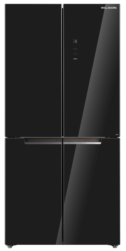 Холодильник WILLMARK MDC-711IGB DUAL INVERTER черный, 519/357/162л, A++, 1775х833х653мм