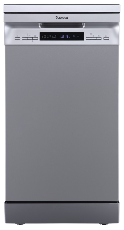 Посудомоечная машина Бирюса DWF-410/5 M металлик 45 см, 10 комплектов, 6 программ
