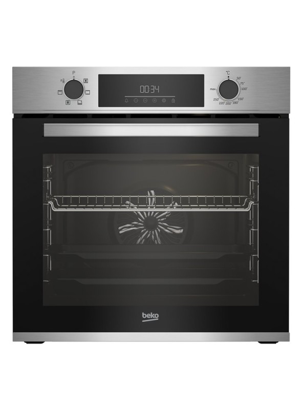 Духовой шкаф Beko BBIE12300XD нержавеющая сталь, конвекционный, 72л, 2400Вт