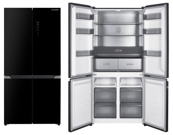Холодильник WILLMARK BIC-785IGB чёрный, 578/482/331/151л, А++, SN/N/ST/T, 905*597*1905мм
