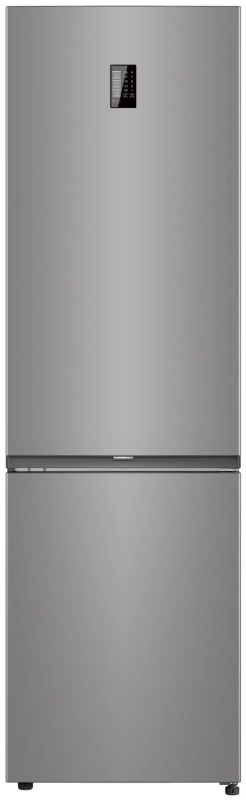 Холодильник Candy CFN6200SD серебро, 334/243/91л, No Frost, A, 200х59.5х59см