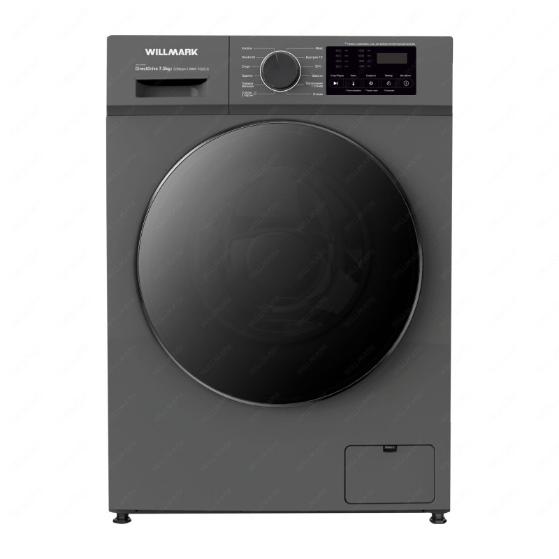 Стиральная машина WILLMARK WMF-7522LG INVERTER DIRECT DRIVE графит, 7.5кг, 1200об/мин, А+++, 59.5*48