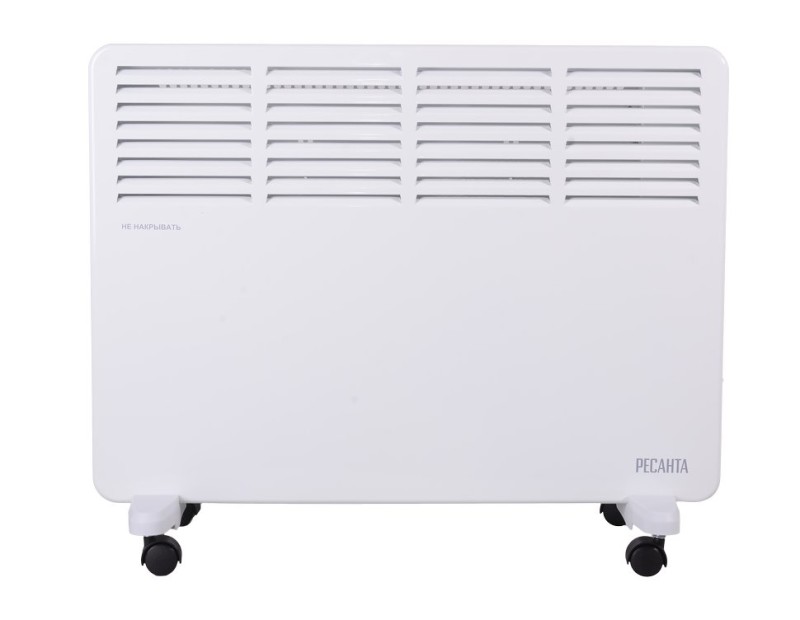 Конвектор Ресанта ОК-1500 белый, 1500Вт, 2 режима, 20м², термостат, монолит Х-элемент