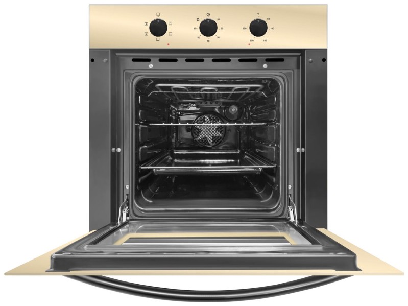 Духовой шкаф встр. BROOX ER0006G00 кремовый, 60л, 6 режимов, 2.7кВт, конвекция, гриль, 60х57х60