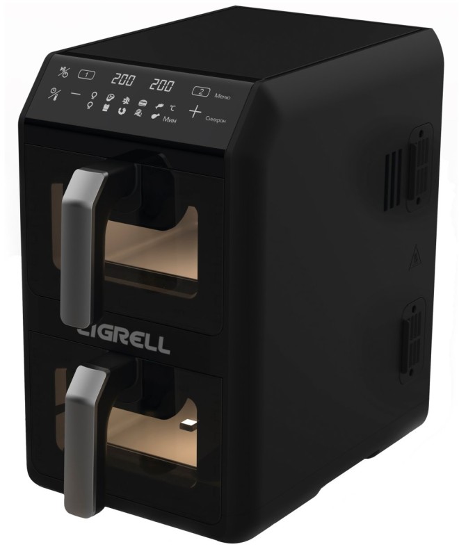 Аэрогриль LIGRELL LAIF-1004TB 10 л (5 + 5 л.) 2600Вт