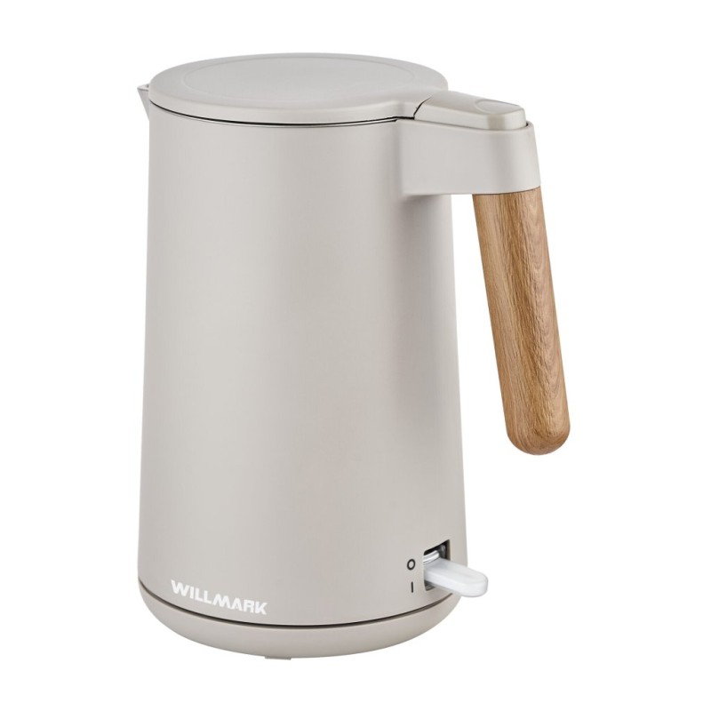 Чайник WILLMARK WEK-1701PS серый, 1.7л, 2000Вт
