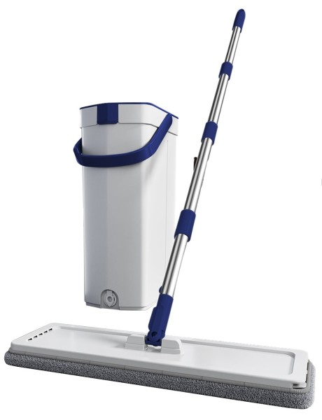 Умная швабра ДЕД БАНЗАЙ вертик.отжим+ведро+автом.разделен воды