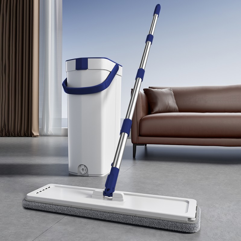 Умная швабра ДЕД БАНЗАЙ вертик.отжим+ведро+автом.разделен воды