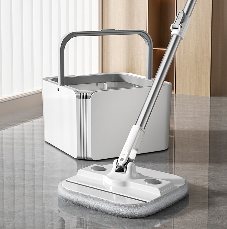 Умная швабра ДЕД БАНЗАЙ отжим+ведро+автом разделение воды