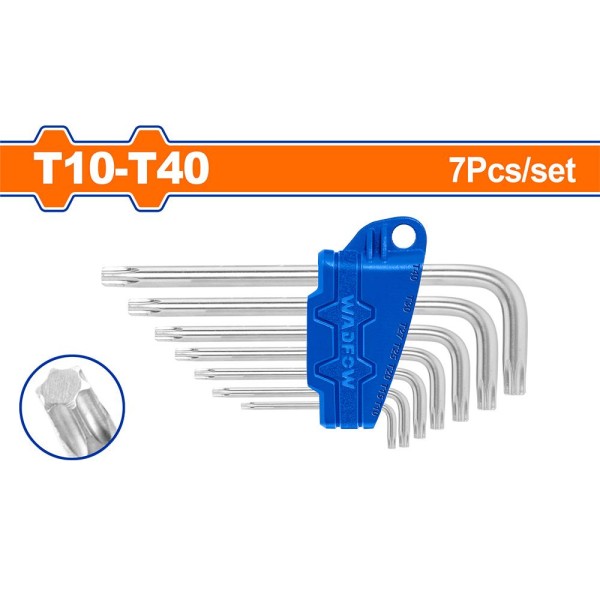 Набор шестигранников TORX 7 шт WADFOW WHK3671