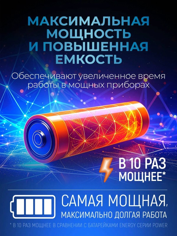 Батарейка алкалиновая АА LR6/2B упак 2 шт Turbo Energy арт. 107050
