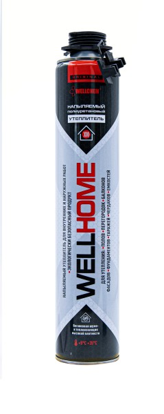 Утеплитель напыляемый WELLHOME, 1000мл