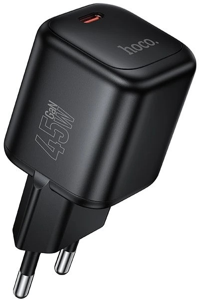 Зарядное устройство HOCO N84 + Кабель C-C 1м/PD 1 разъём Type-C 45W черный